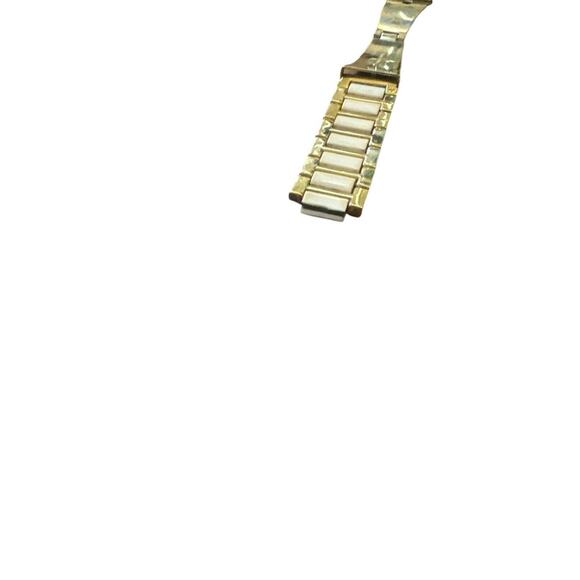 Michael Kors Watch Women TwoTone MK5742 White Gold Face Stainless Steel Back - Picture 13 of 13